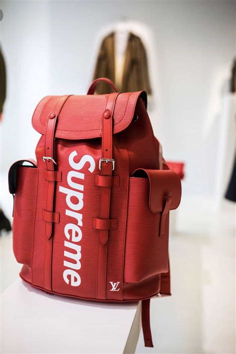 red supreme lv backpack real vs fake|supreme x counterfeit backpacks.